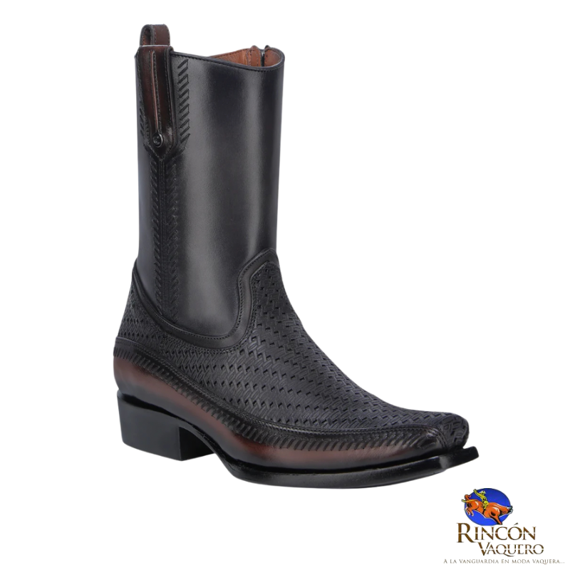 Bota casual en piel genuina para caballero