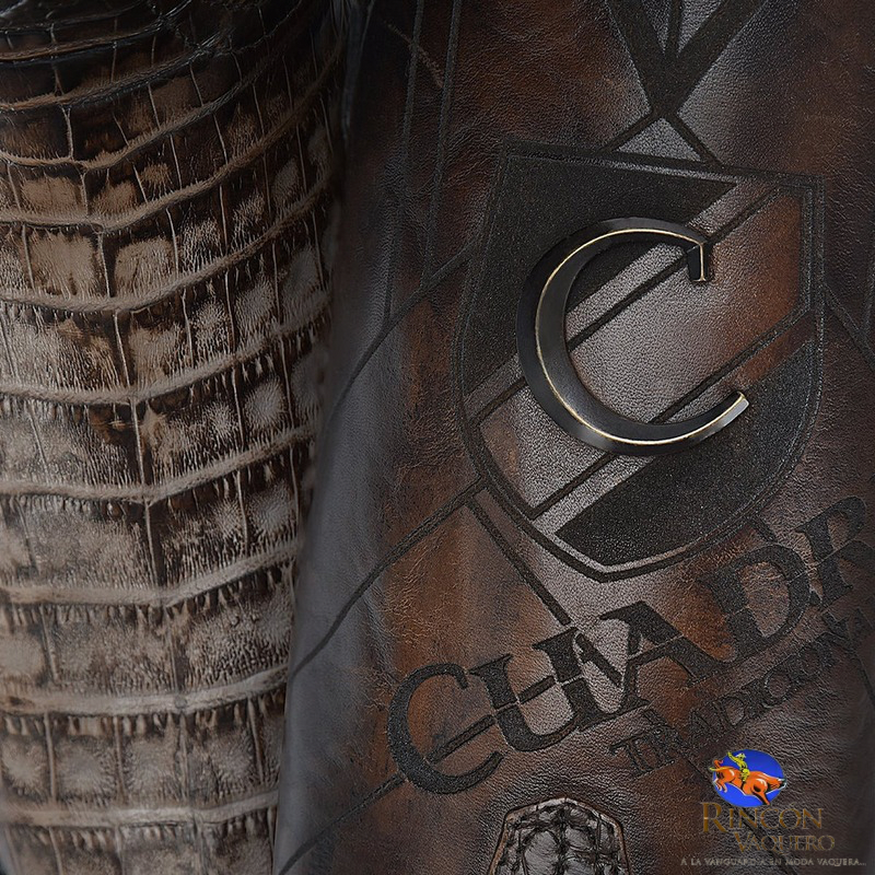 Bota para caballero en piel genuina de lomo Fuscus Chocolate