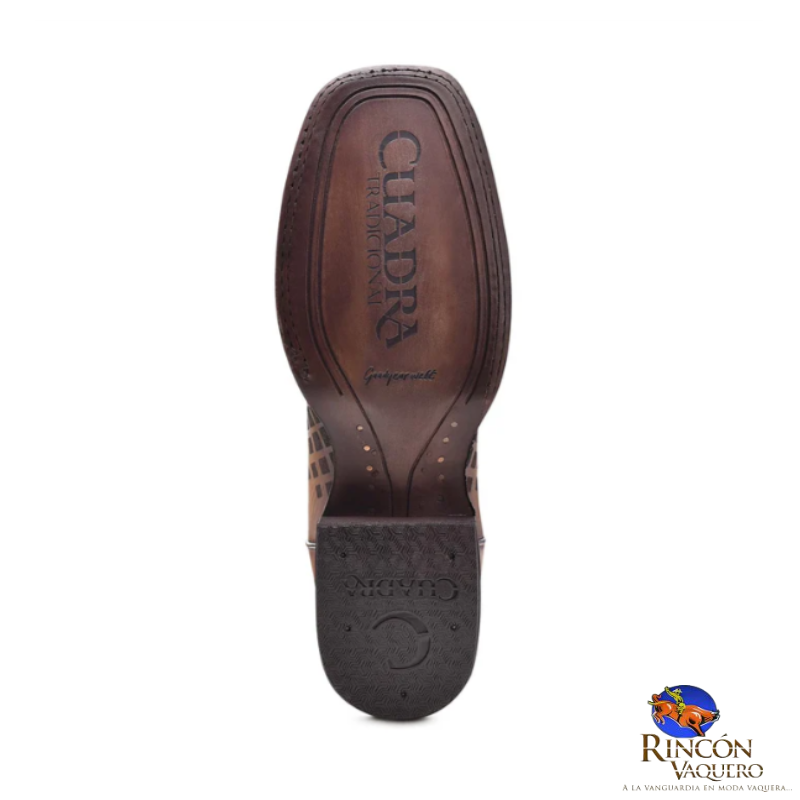 Bota para caballero en piel genuina de res