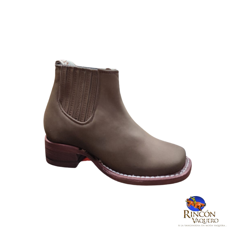 Botín charro para joven
