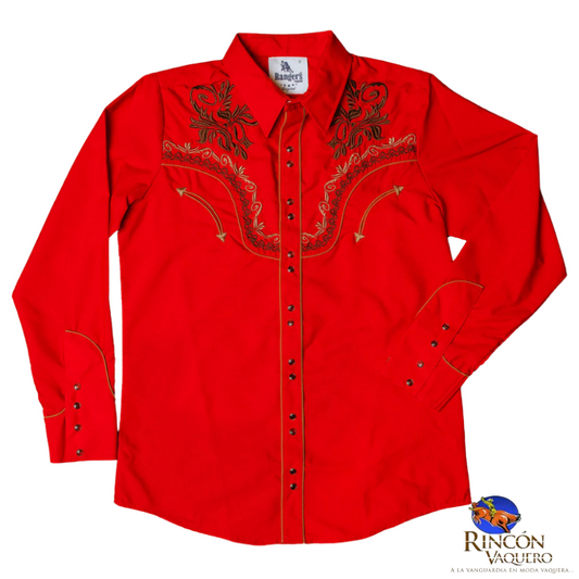 Camisa charra para caballero