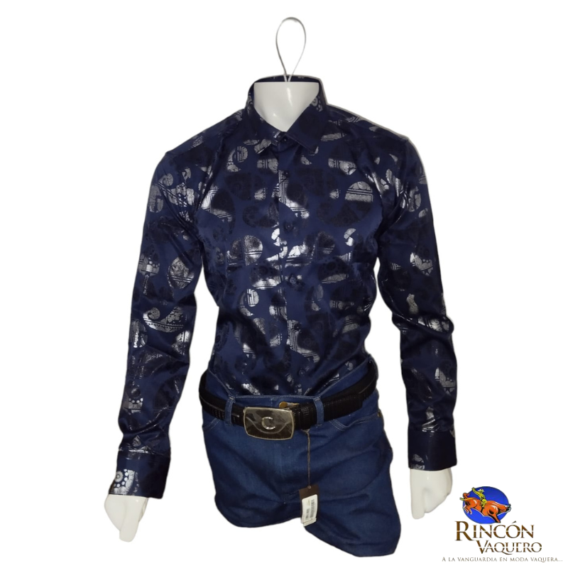 Camisa estampada Vassari para caballero