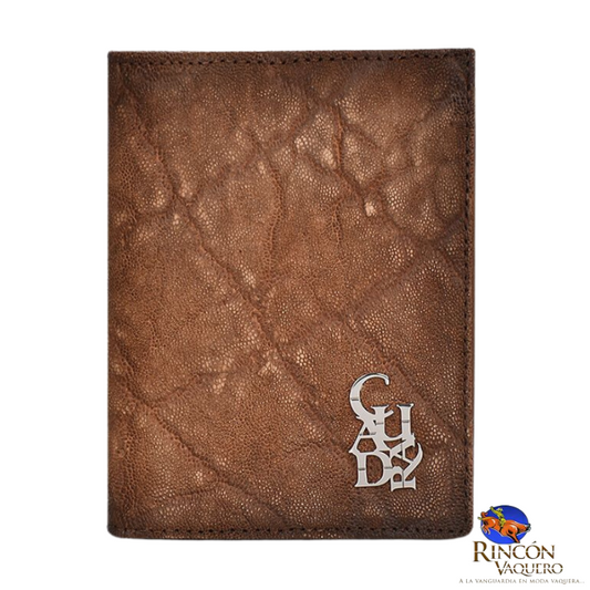 Cartera en piel genuina para caballero