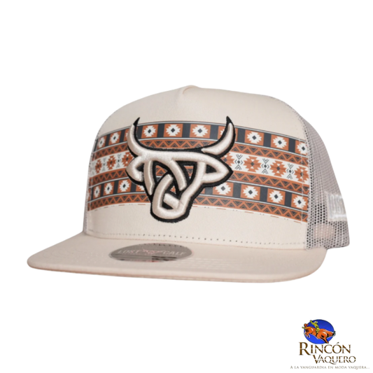 Gorra Lost Calf Luka Cream Flat
