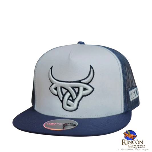 Gorra Lost Calf White Blue