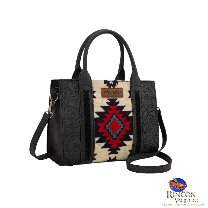Bolsa Wrangler Azteca Floral Negro