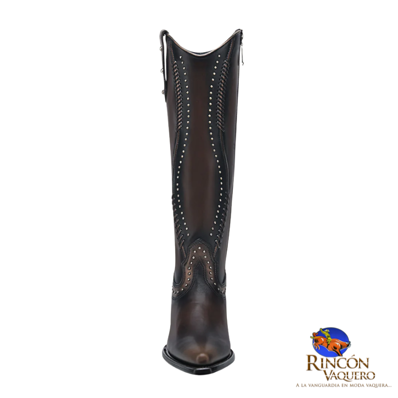 Bota casual en piel genuina para dama