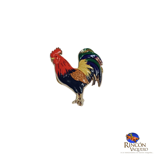 Pin Gallo de colores