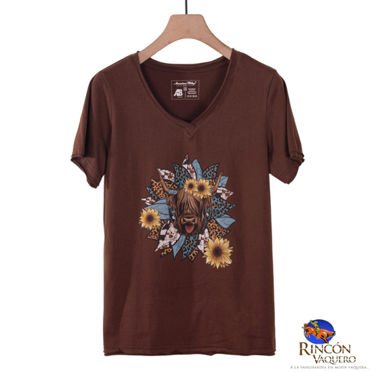 Playera American Bling para dama