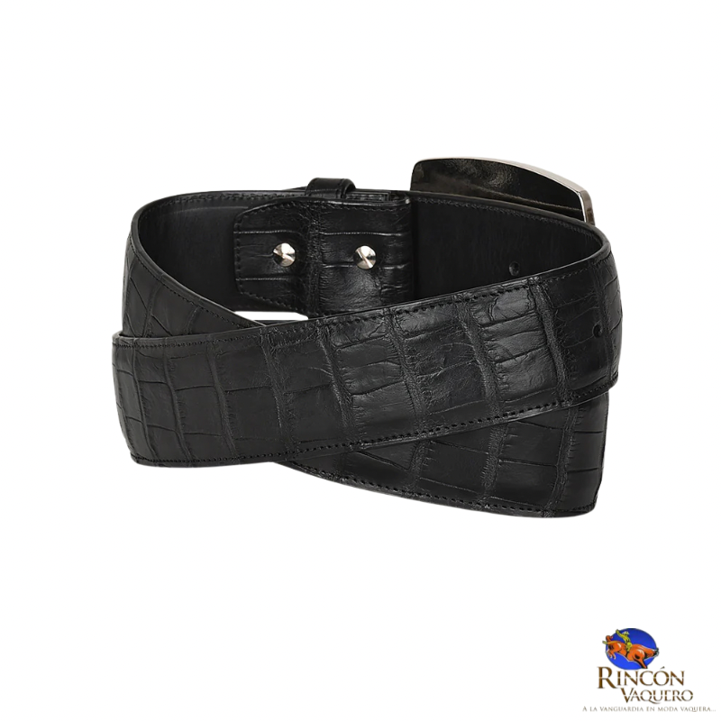Cinto en piel genuina para caballero