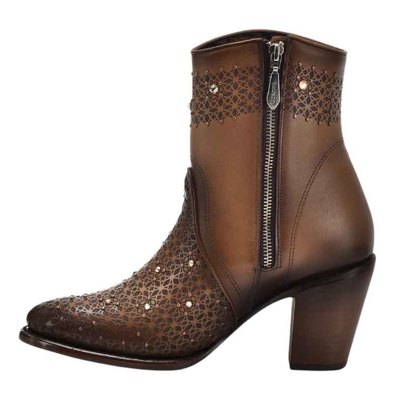 Botín casual para dama en piel genuina de res