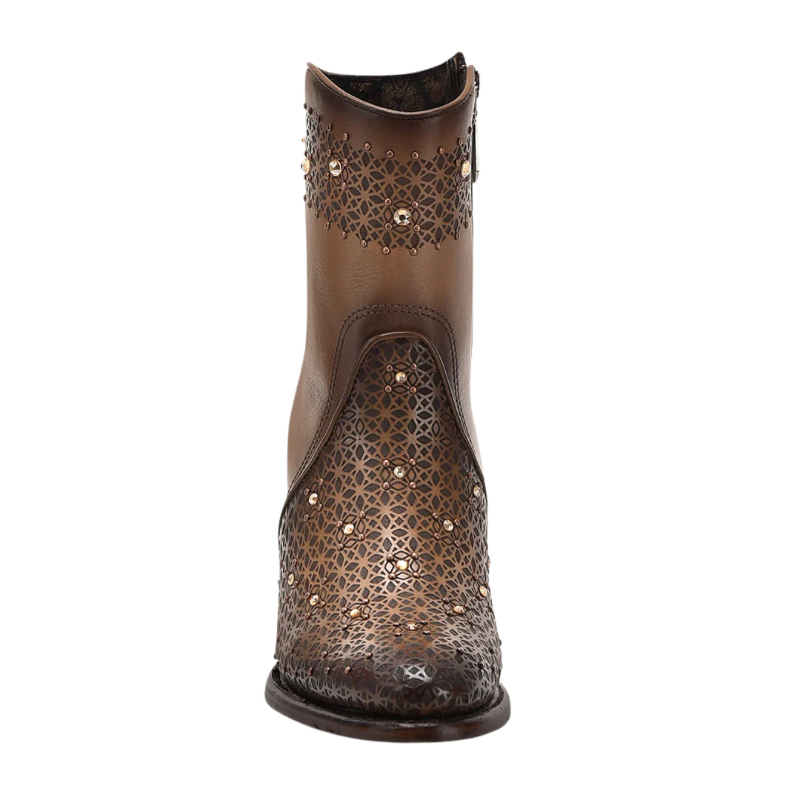 Botín casual para dama en piel genuina de res