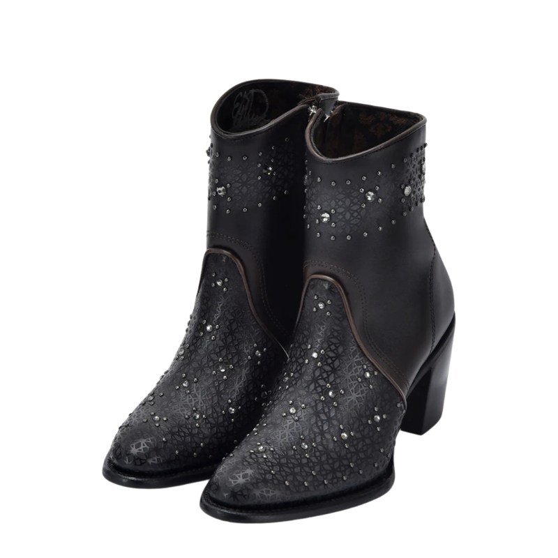 Botin casual para dama en piel genuina de res