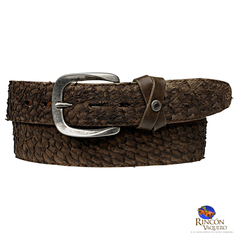 Cinturón para caballero en piel genuina