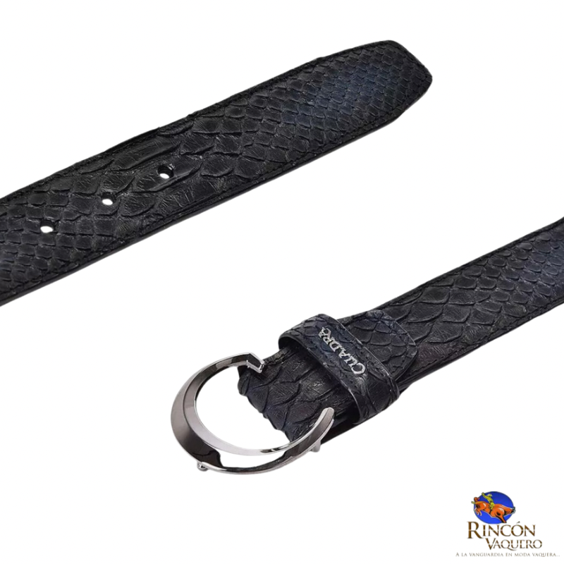 Cinto en piel genuina para caballero